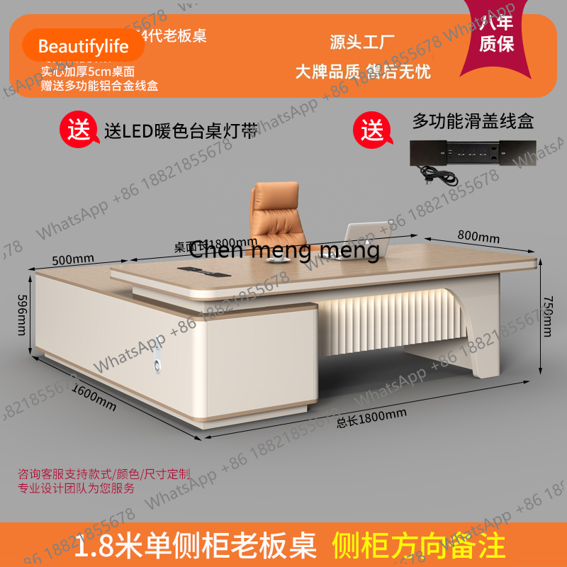 Woodworking Workshop Design - Scrivania Angolare a L A55 per