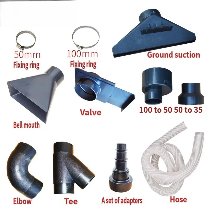 Woodworking Joints - Adattatore per aspirapolvere industriale con interruttore
