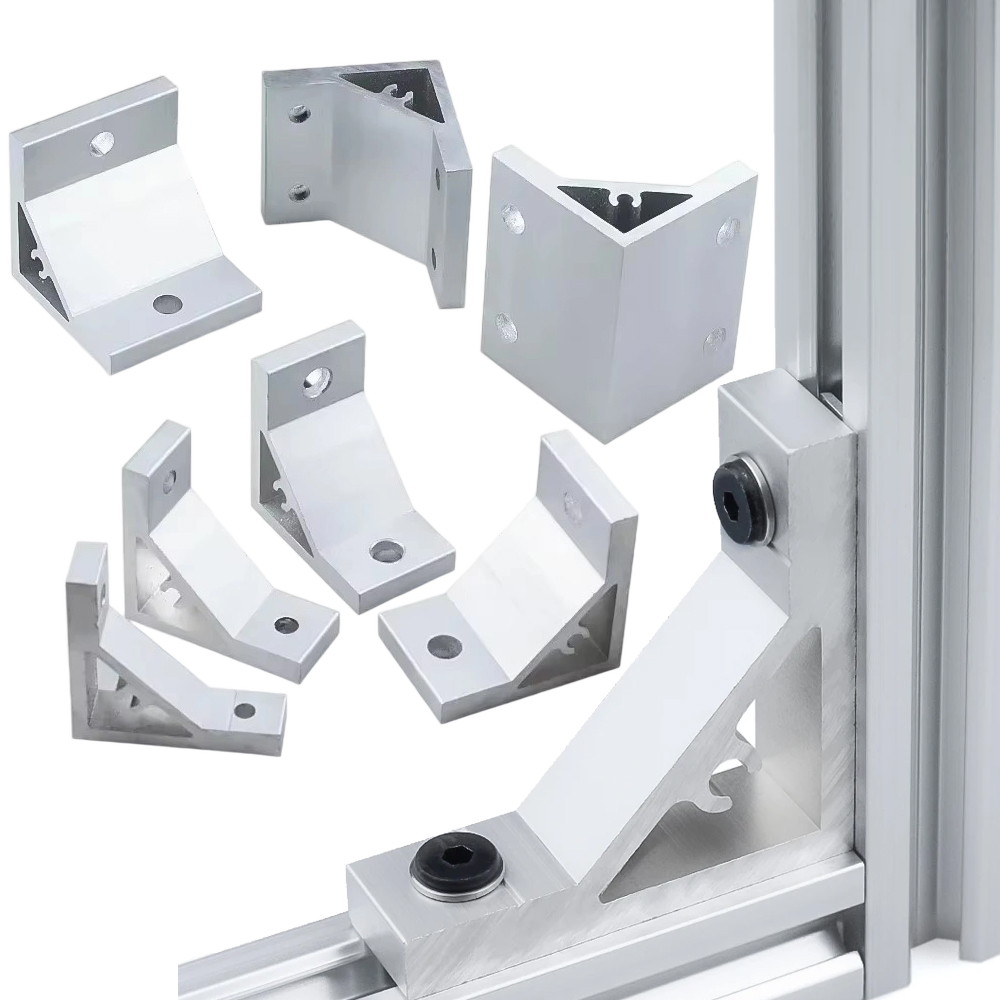 Woodworking Joints - 4 pezzi staffa angolare da 90