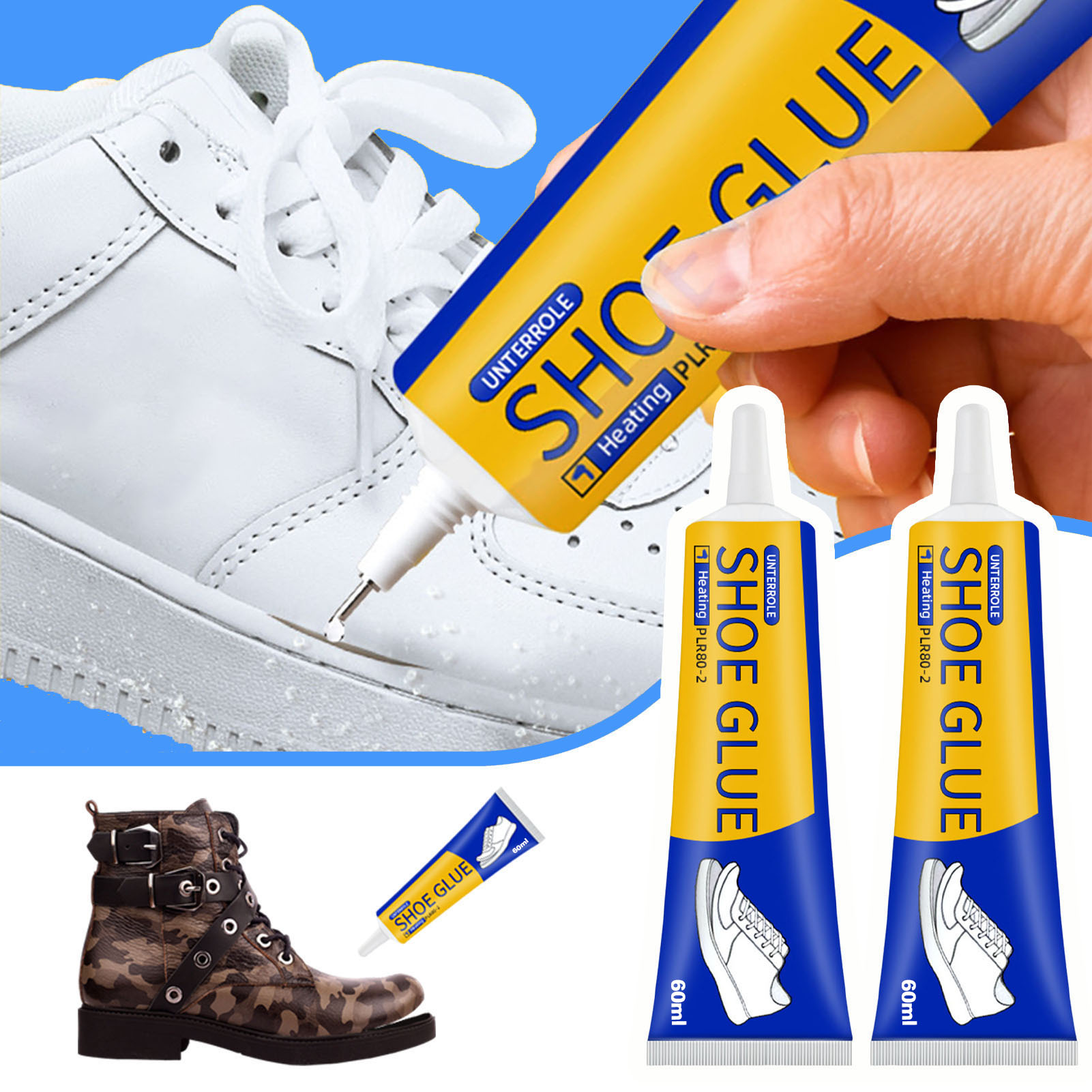 Woodworking Shoes - 1/3 pezzi 60ML adesivo trasparente per