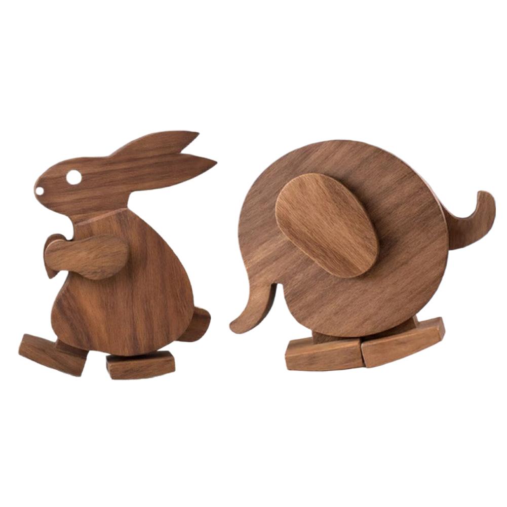 Woodworking Joints - Set di 2 Animali Scandinavi in