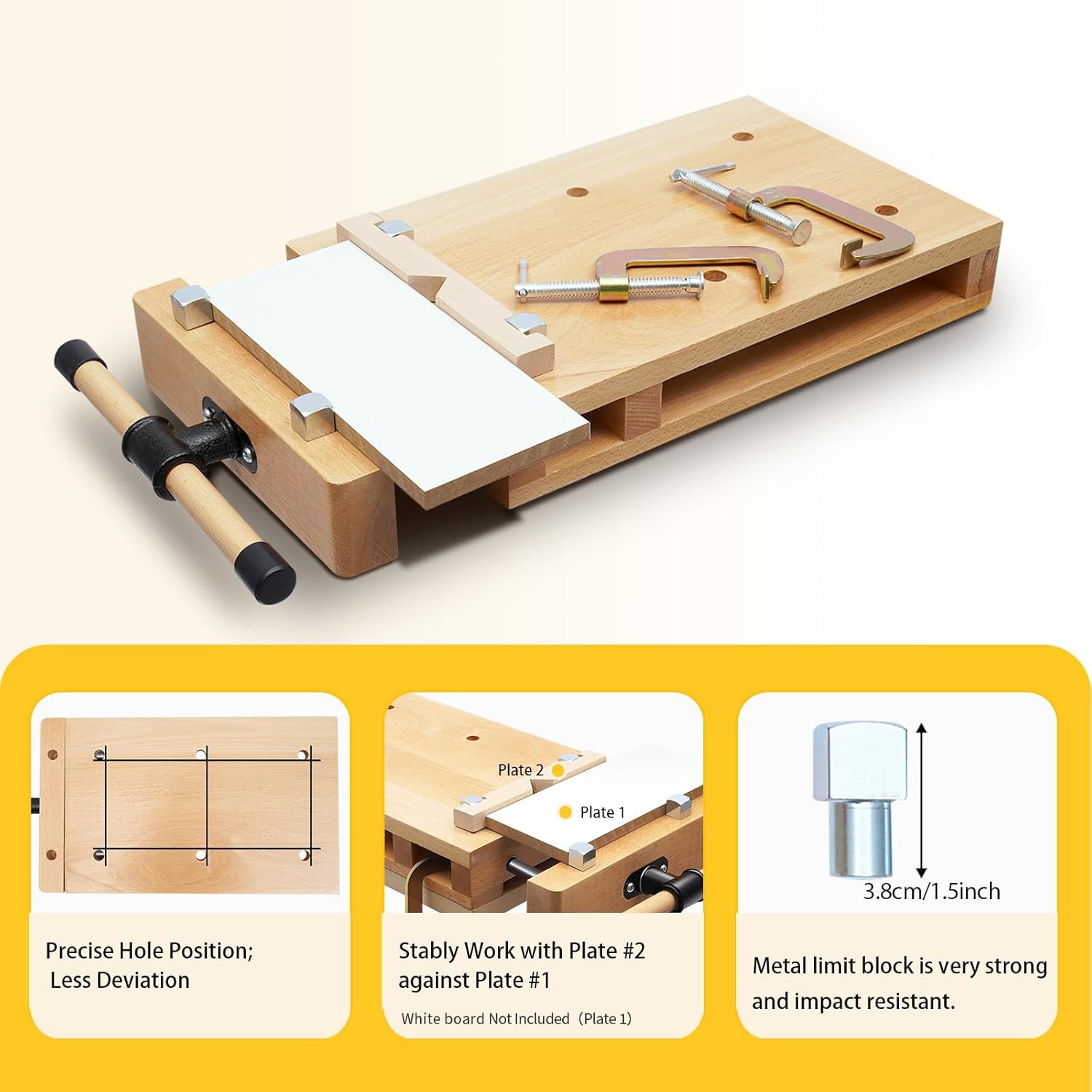 Banco da Lavoro in Legno Duro  - Woodworking Vise Types recensione e prezzo