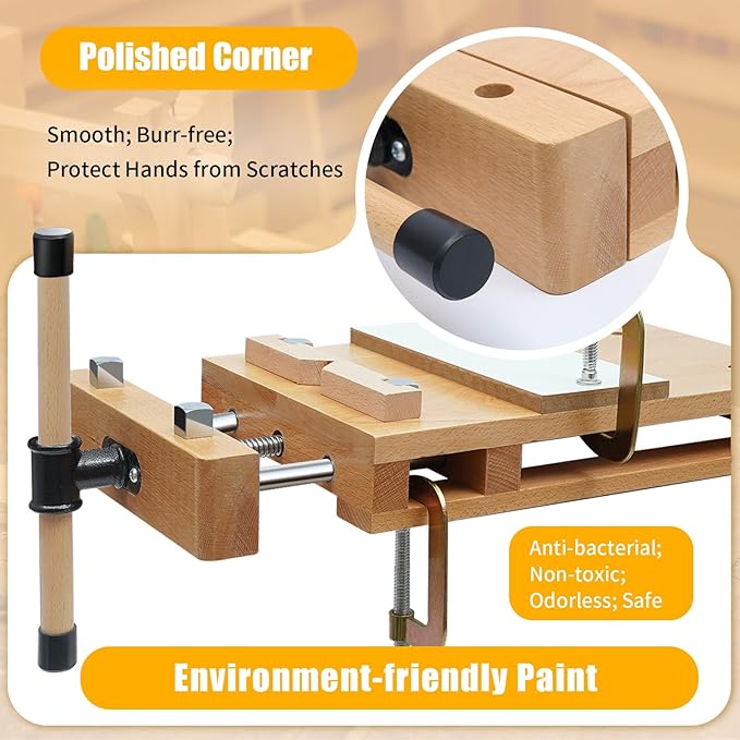 Banco da Lavoro in Legno Duro  - Woodworking Vise Types recensione e prezzo