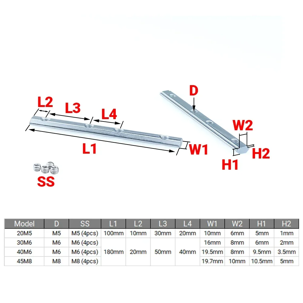 4 pezzi V-Slot T-Slot Joiner g - Woodworking Joints recensione e prezzo
