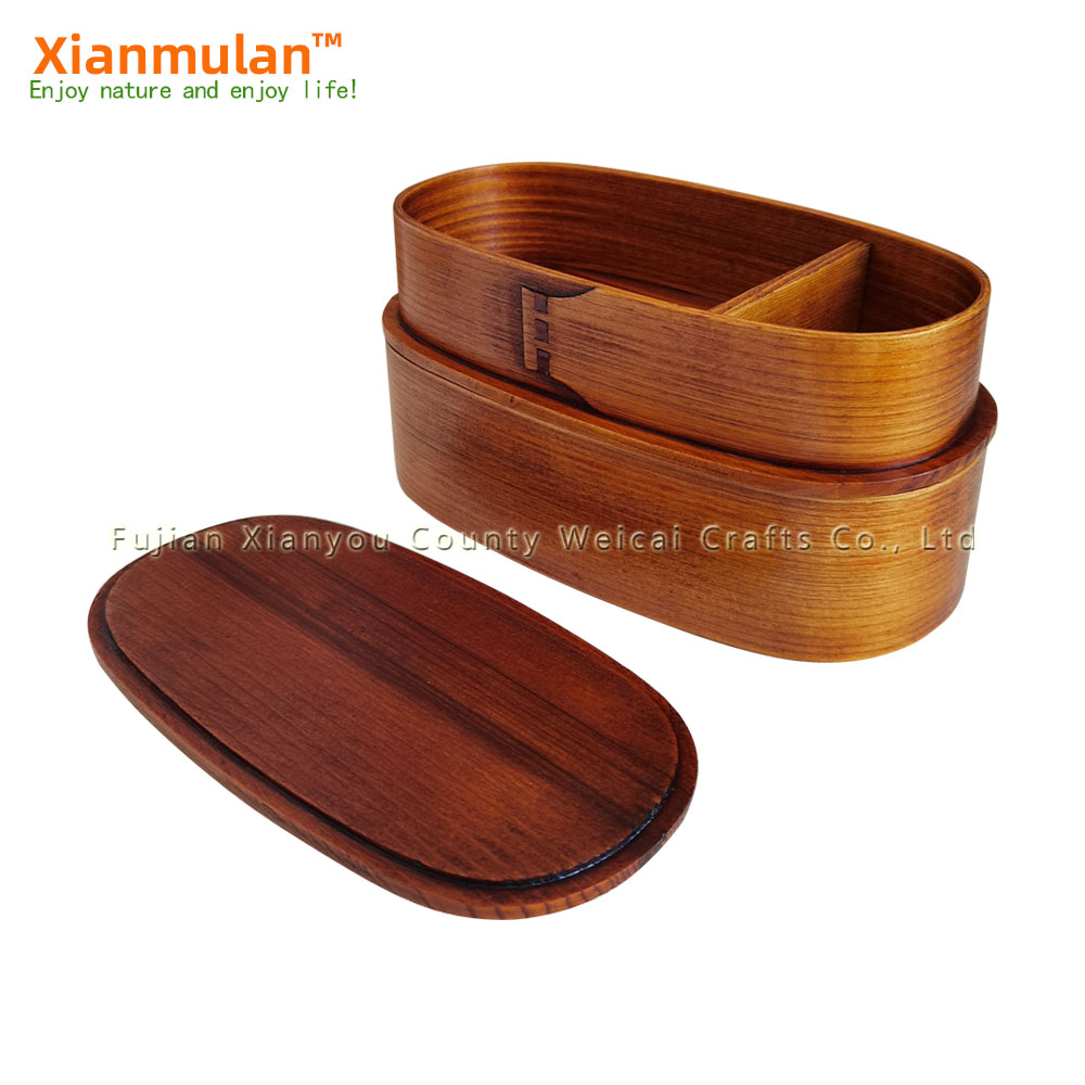 Bento Box in legno naturale Sc - Woodworking Box recensione e prezzo